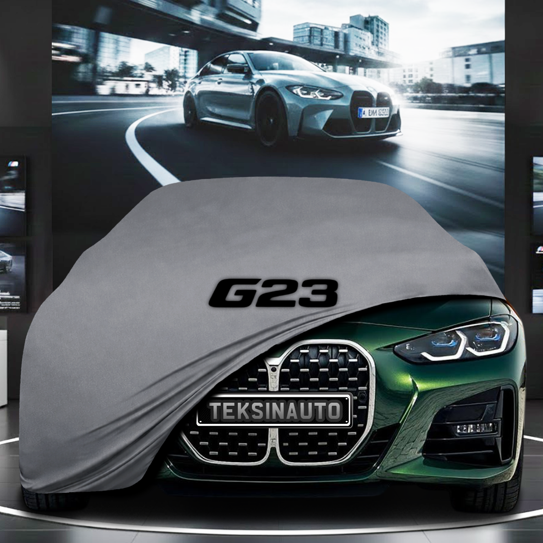 BMW 4 SERİES COUPE G22 (2020-) Custom Fit Indoor Car Cover Soft Stretch Black Gray Blue Red Dust Protection Garage Cover Laser Cut + Bag (Kopya)