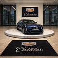 Cadillac Premium Luxury Rug (60x87) INCH (150x220) cm Home, Garage & Display Carpet Auto Area Carpet, Car Garage Decor,Car Floor Mat