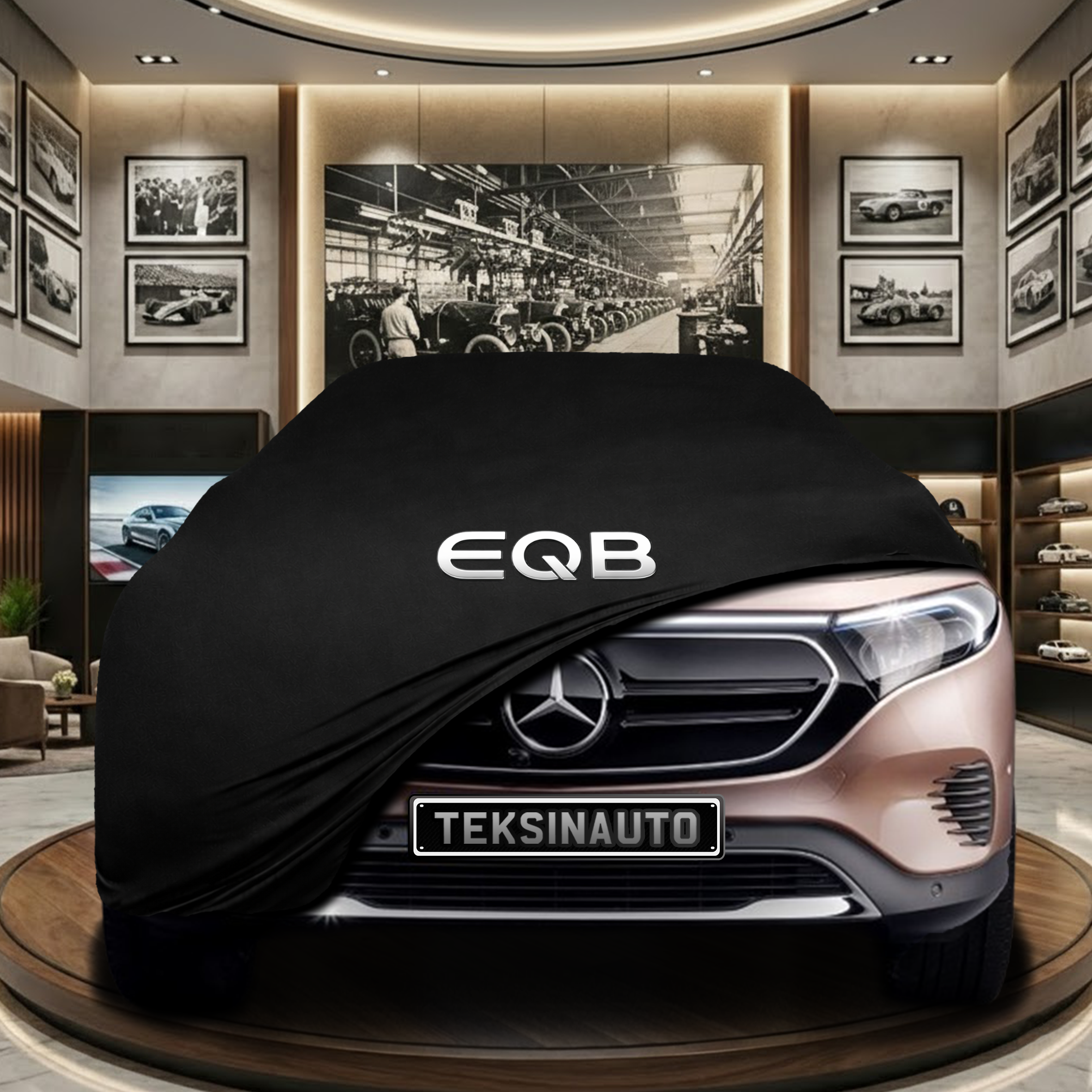 MERCEDES EQB 2021- Indoor Car Cover Custom Fit, Black, Gray, Blue, Red Color