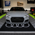 Audi Luxury Rug (60x87) INCH (150x220) cm Home, Garage & Display Carpet Auto Area Carpet, Car Garage Decor,Car Floor Mat