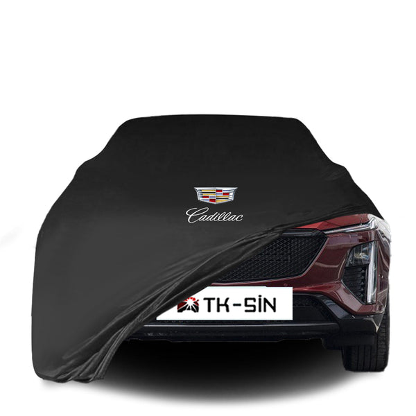 Cadillac GT4 (2023-) Indoor Car Cover Custom Fit, Black, Gray, Blue, Red Color