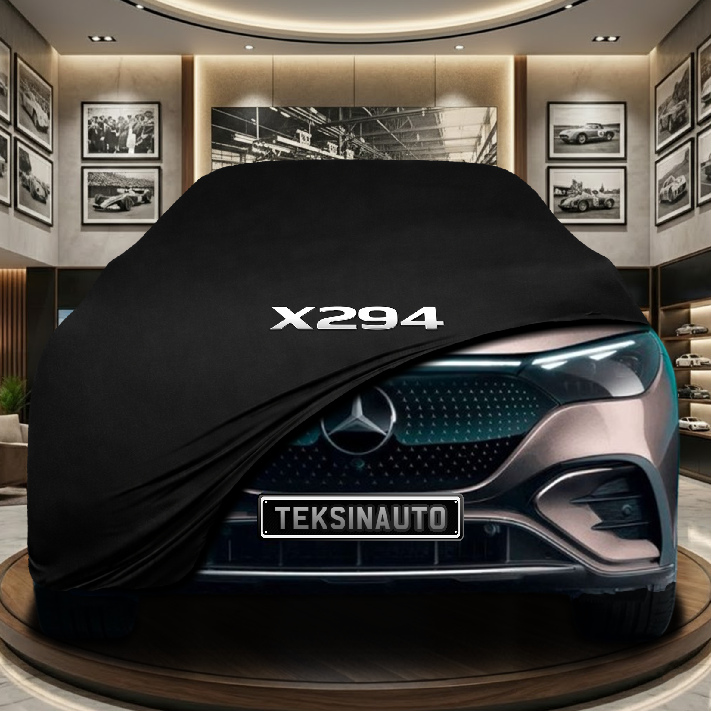 MERCEDES EQE X294 2023- Indoor Car Cover Custom Fit, Black, Gray, Blue, Red Color