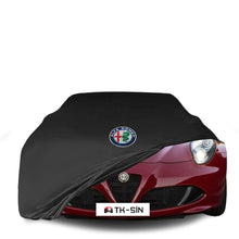Alfa Romeo 4C Coupe Indoor Car Cover Custom Fit, Black, Gray, Blue, Red Color