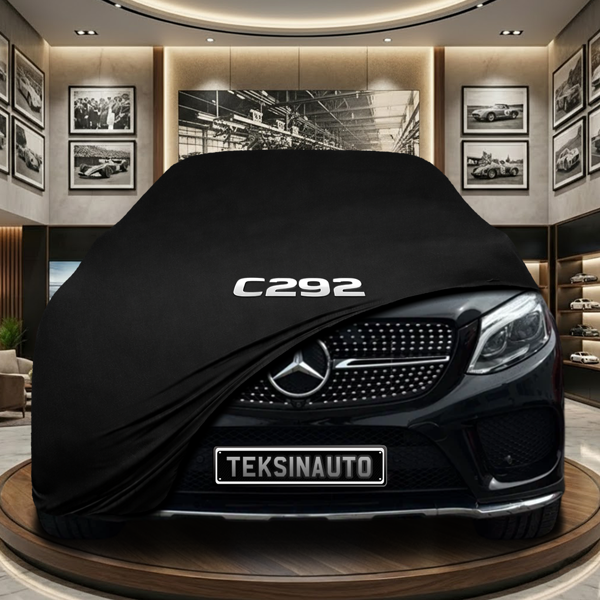 MERCEDES GLE COUPE C292 2015-2019 Indoor Car Cover Custom Fit, Black, Gray, Blue, Red Color