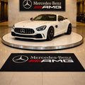 Mercedes Benz AMG Premium Luxury Rug (60x87) INCH (150x220) cm Home, Garage & Display Carpet Auto Area Carpet, Car Garage Decor,Car Floor Mat
