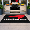 McLaren Premium Luxury Rug (60x87) INCH (150x220) cm Home, Garage & Display Carpet Auto Area Carpet, Car Garage Decor,Car Floor Mat