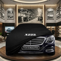 Mercedes Benz S X222 Indoor Car Cover Custom Fit, Black, Gray, Blue, Red Color
