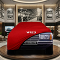 Mercedes Benz W123 Indoor Car Cover Custom Fit, Black, Gray, Blue, Red Color