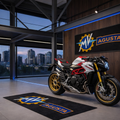 MV AGUSTA Premium Custom Rug (28x87) INCHS (75x220)Cm – Motorcycle Garage & Room Decor