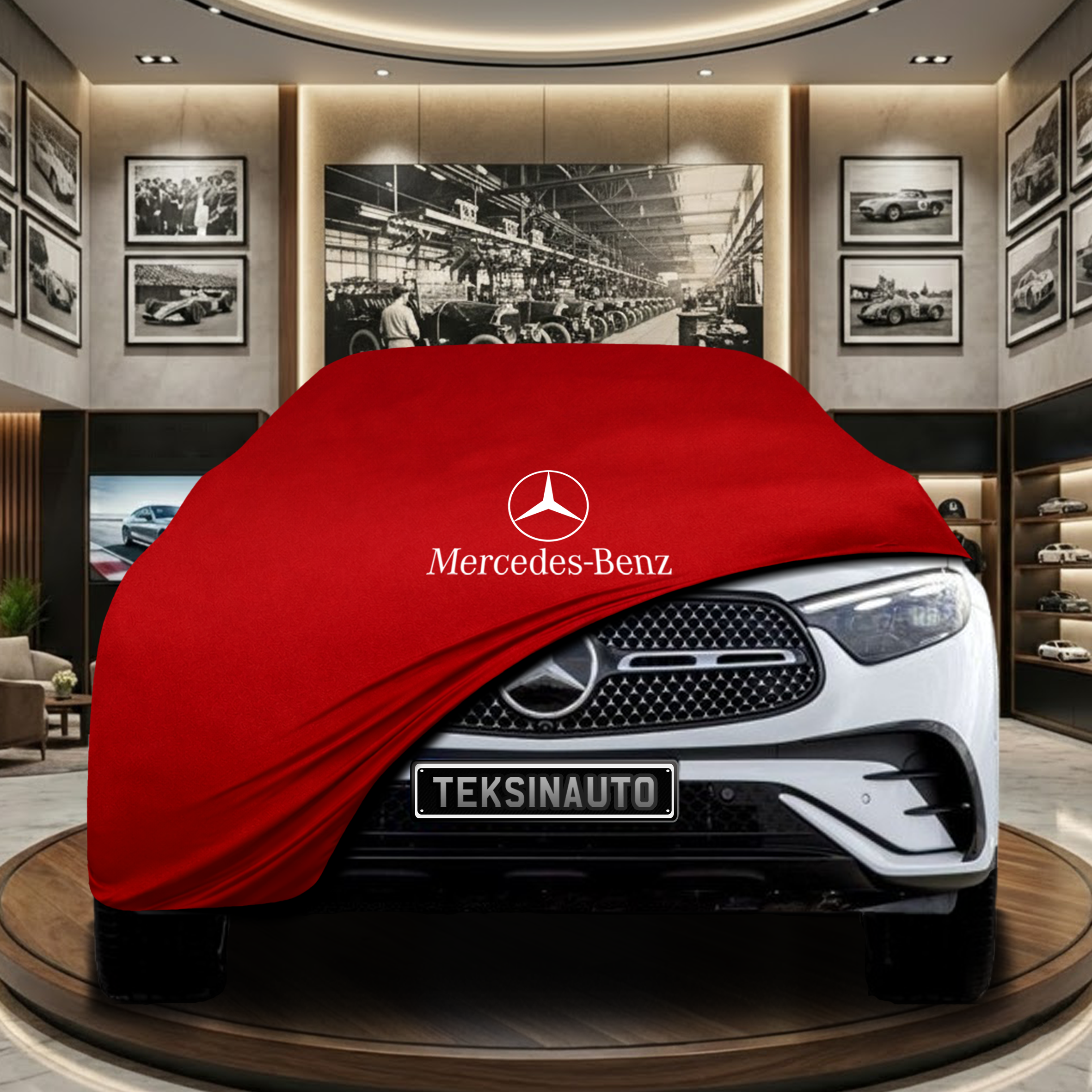Mercedes Benz GLC X254 Indoor Car Cover Custom Fit, Black, Gray, Blue, Red Color