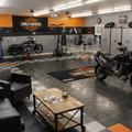 Harley Davidson Premium Custom Rug (28x87) INCHS (75x220)Cm – Motorcycle Garage & Room Decor