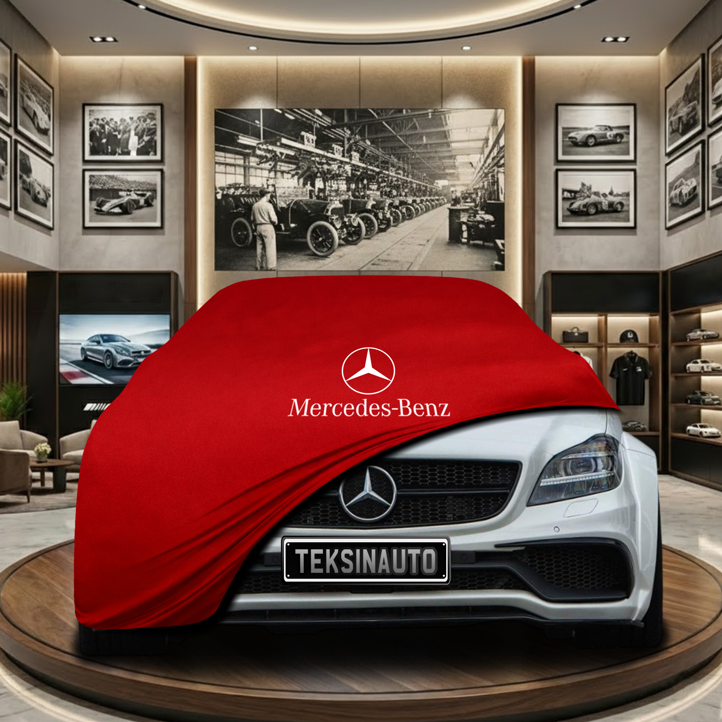 MERCEDES CLS X218 SW 2010-2018 Indoor Car Cover Custom Fit, Black, Gray, Blue, Red Color
