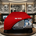 MERCEDES S W111 1959-1971 Indoor Car Cover Custom Fit, Black, Gray, Blue, Red Color