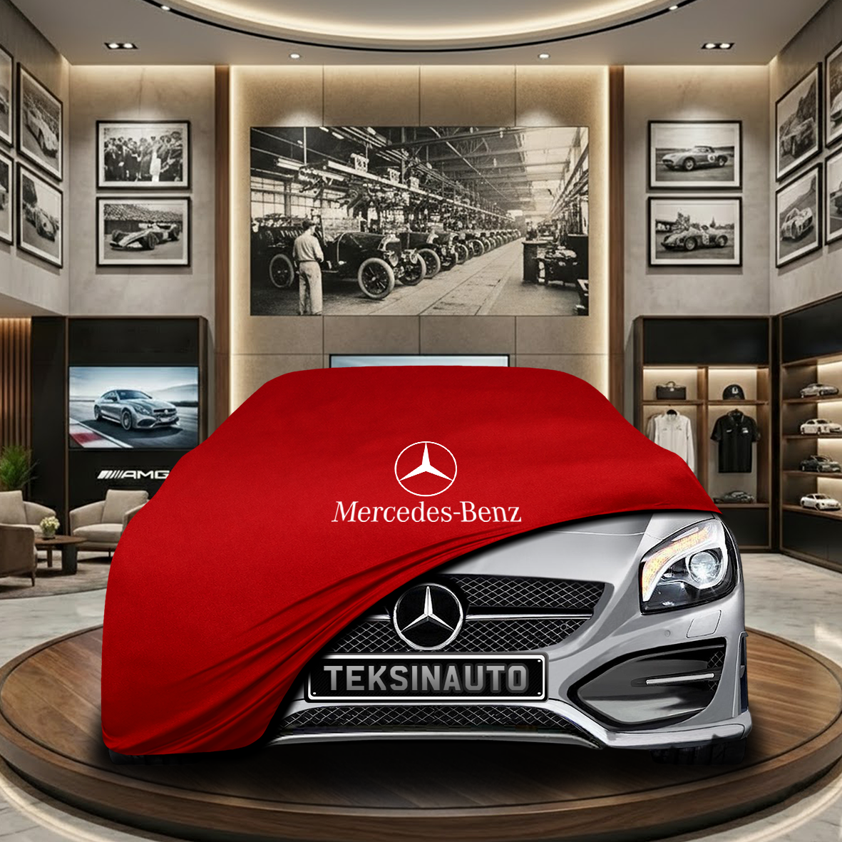 MERCEDES SL R231 2012-2020 Indoor Car Cover Custom Fit, Black, Gray, Blue, Red Color