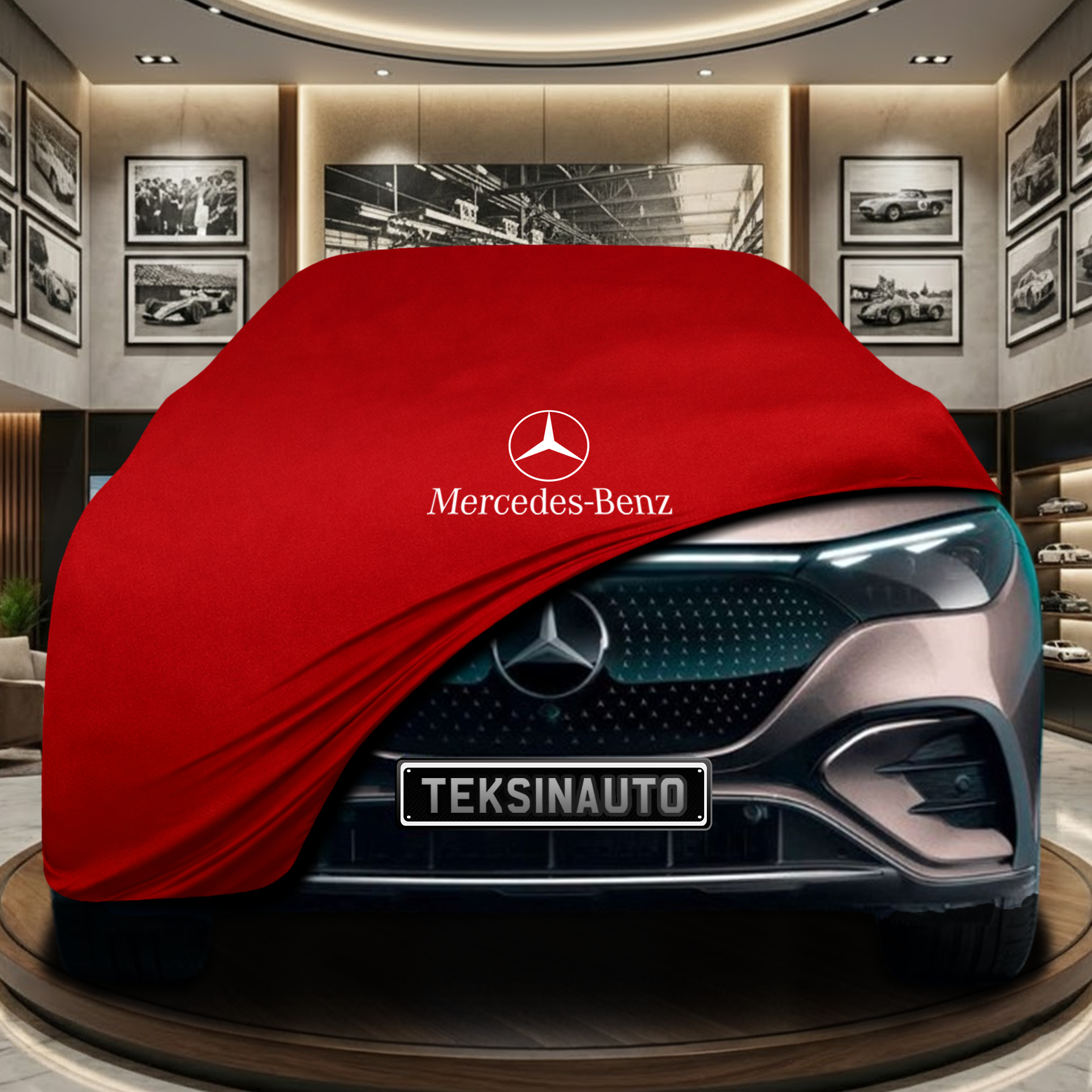Mercedes Benz EQE (V295) Indoor Car Cover Custom Fit, Black, Gray, Blue, Red Color