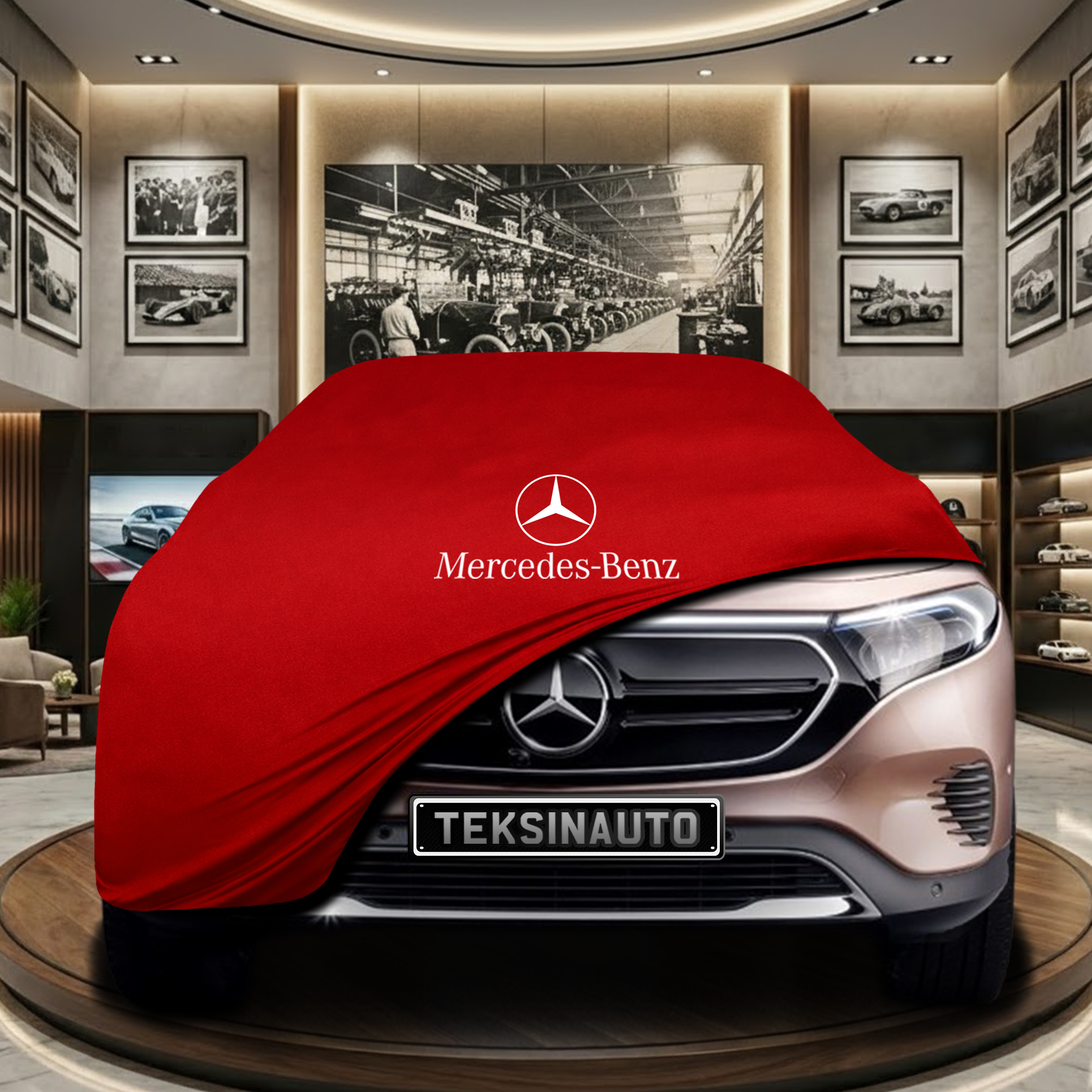 MERCEDES EQB 2021- Indoor Car Cover Custom Fit, Black, Gray, Blue, Red Color