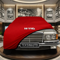 Mercedes Benz S W116 Indoor Car Cover Custom Fit, Black, Gray, Blue, Red Color