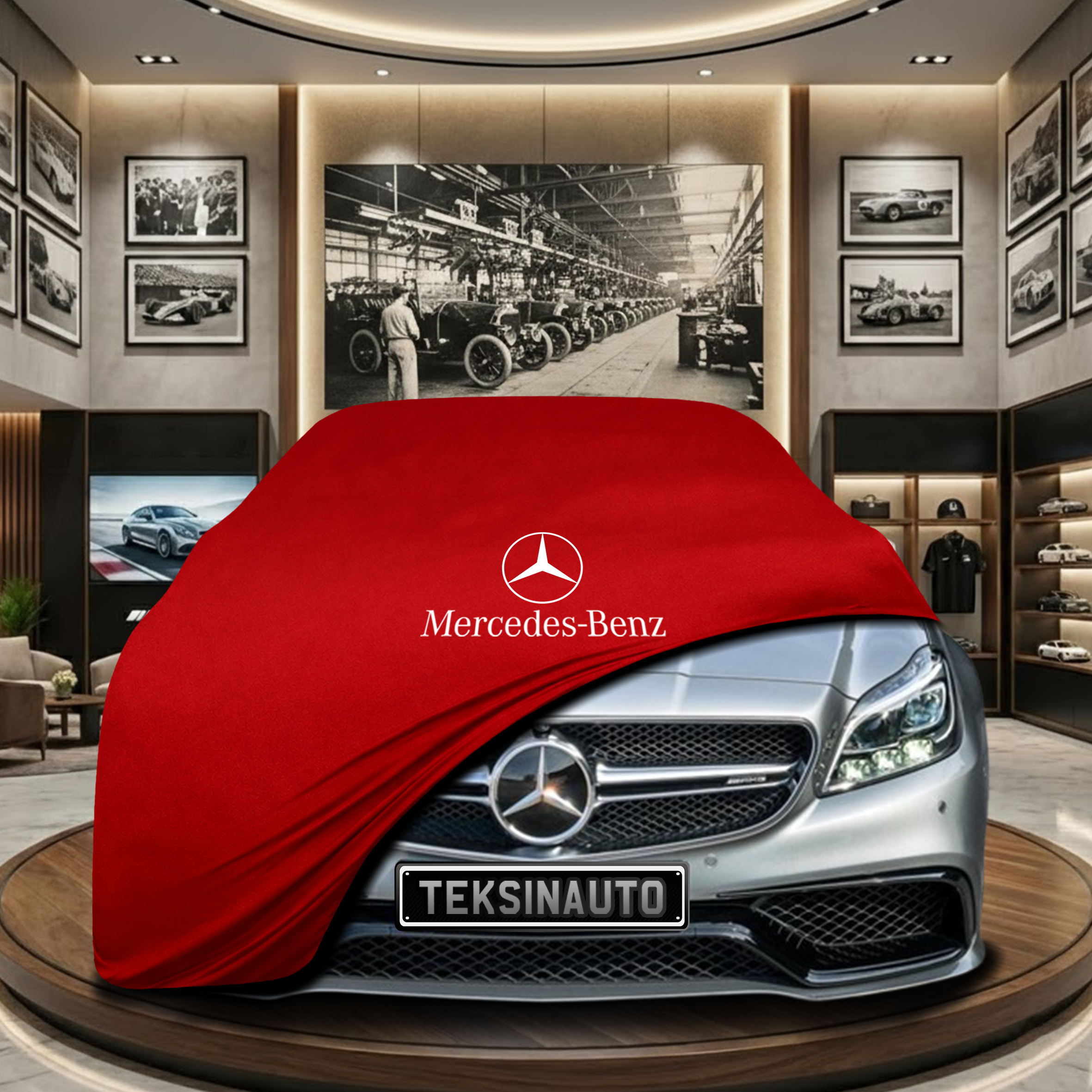 Mercedes Benz Cls C218 Indoor Car Cover Custom Fit, Black, Gray, Blue, Red Color
