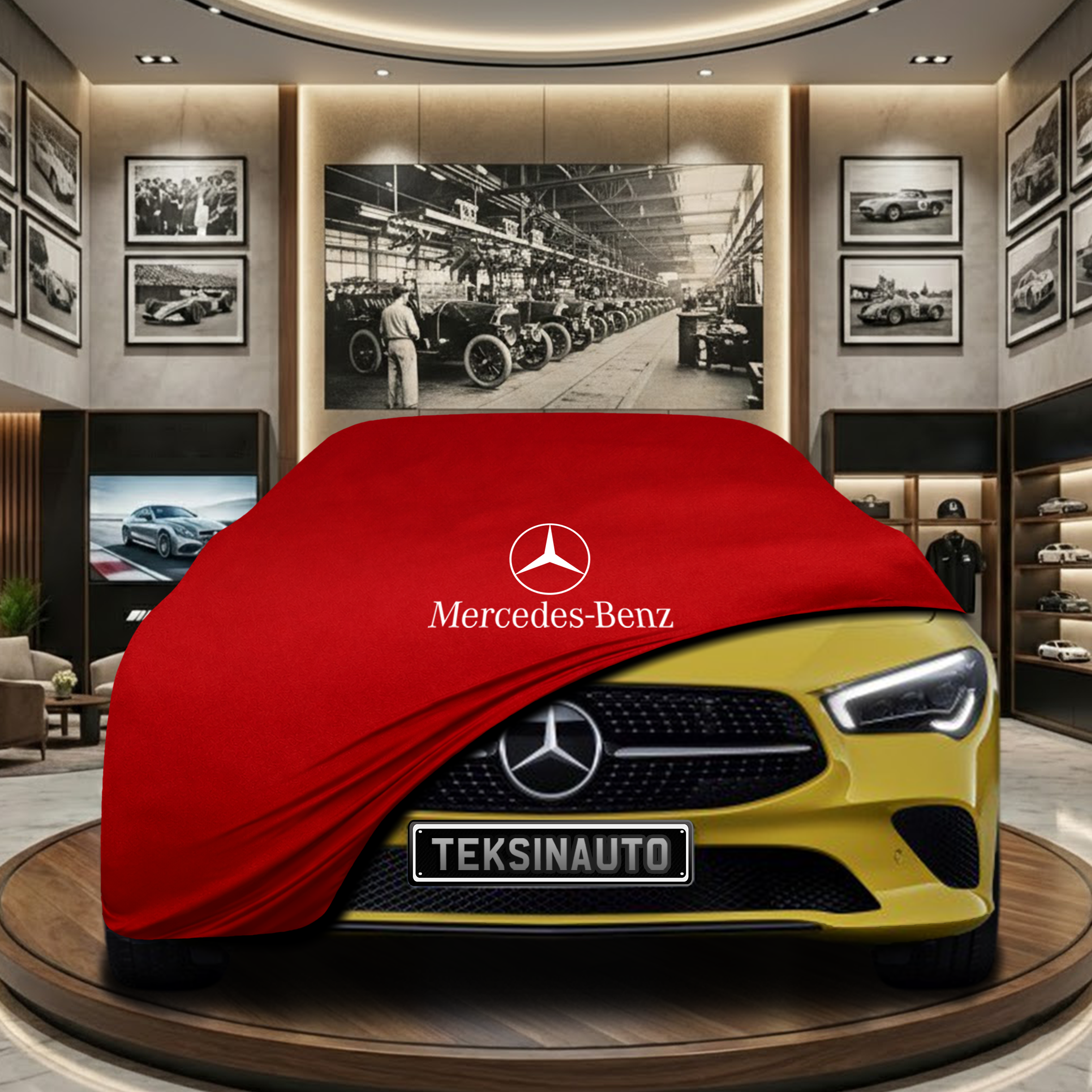 MERCEDES CLA X118 SW 2019-  Indoor Car Cover Custom Fit, Black, Gray, Blue, Red Color