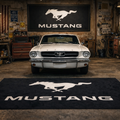 MUSTANG Premium Luxury Rug (60x87) INCH (150x220) cm Home, Garage & Display Carpet Auto Area Carpet, Car Garage Decor,Car Floor Mat