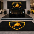 LAMBORGHINI Premium Luxury Rug (60x87) INCH (150x220) cm Home, Garage & Display Carpet Auto Area Carpet, Car Garage Decor,Car Floor Mat