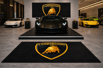 LAMBORGHINI Premium Luxury Rug (60x87) INCH (150x220) cm Home, Garage & Display Carpet Auto Area Carpet, Car Garage Decor,Car Floor Mat