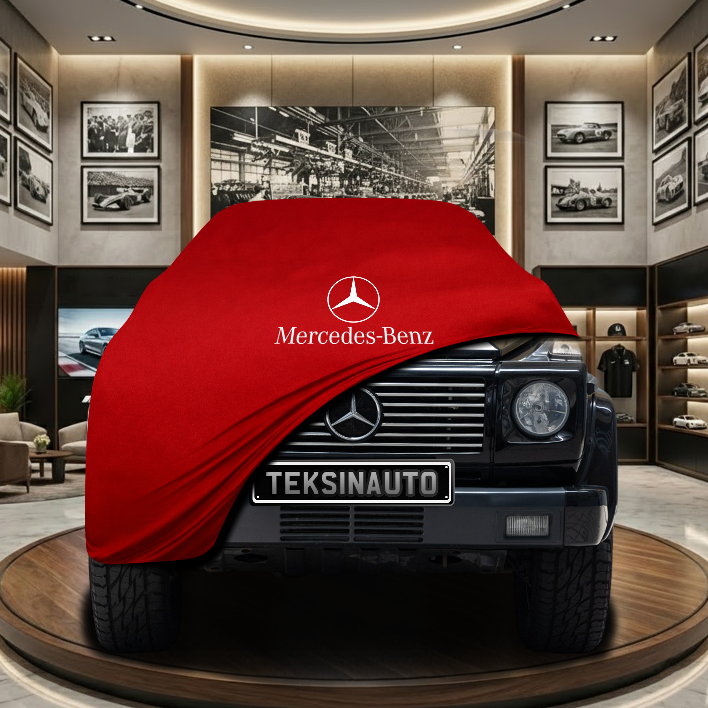 MERCEDES G W463 SWB Indoor Car Cover Custom Fit, Black, Gray, Blue, Red Color