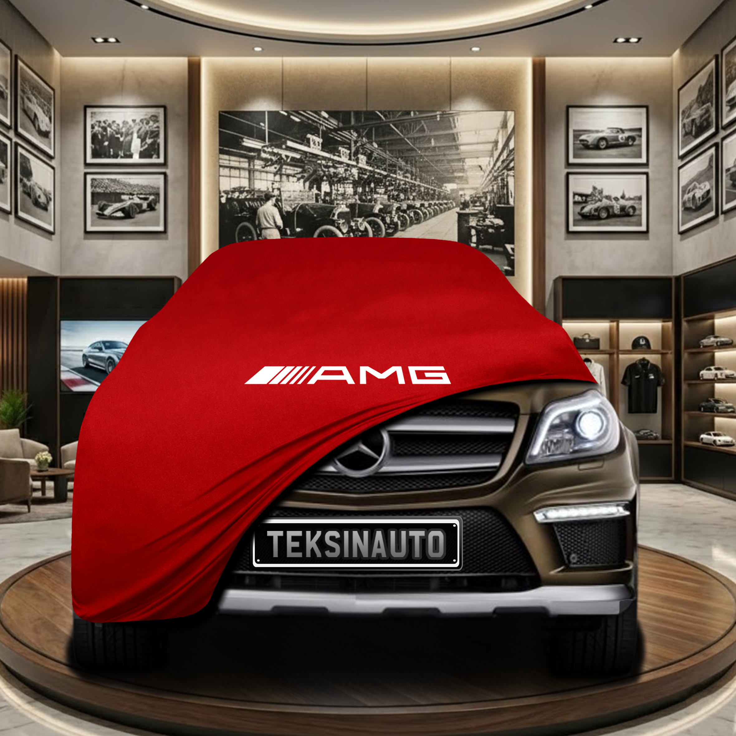 Mercedes Benz GL (X166) Indoor Car Cover Custom Fit, Black, Gray, Blue, Red Color