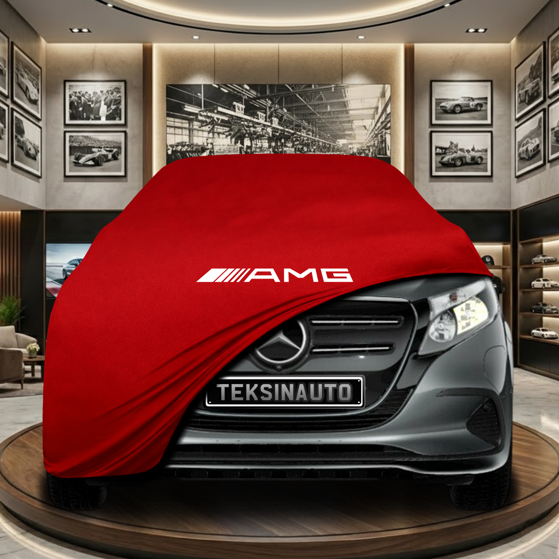 MERCEDES EQV W447 2020- Indoor Car Cover Custom Fit, Black, Gray, Blue, Red Color