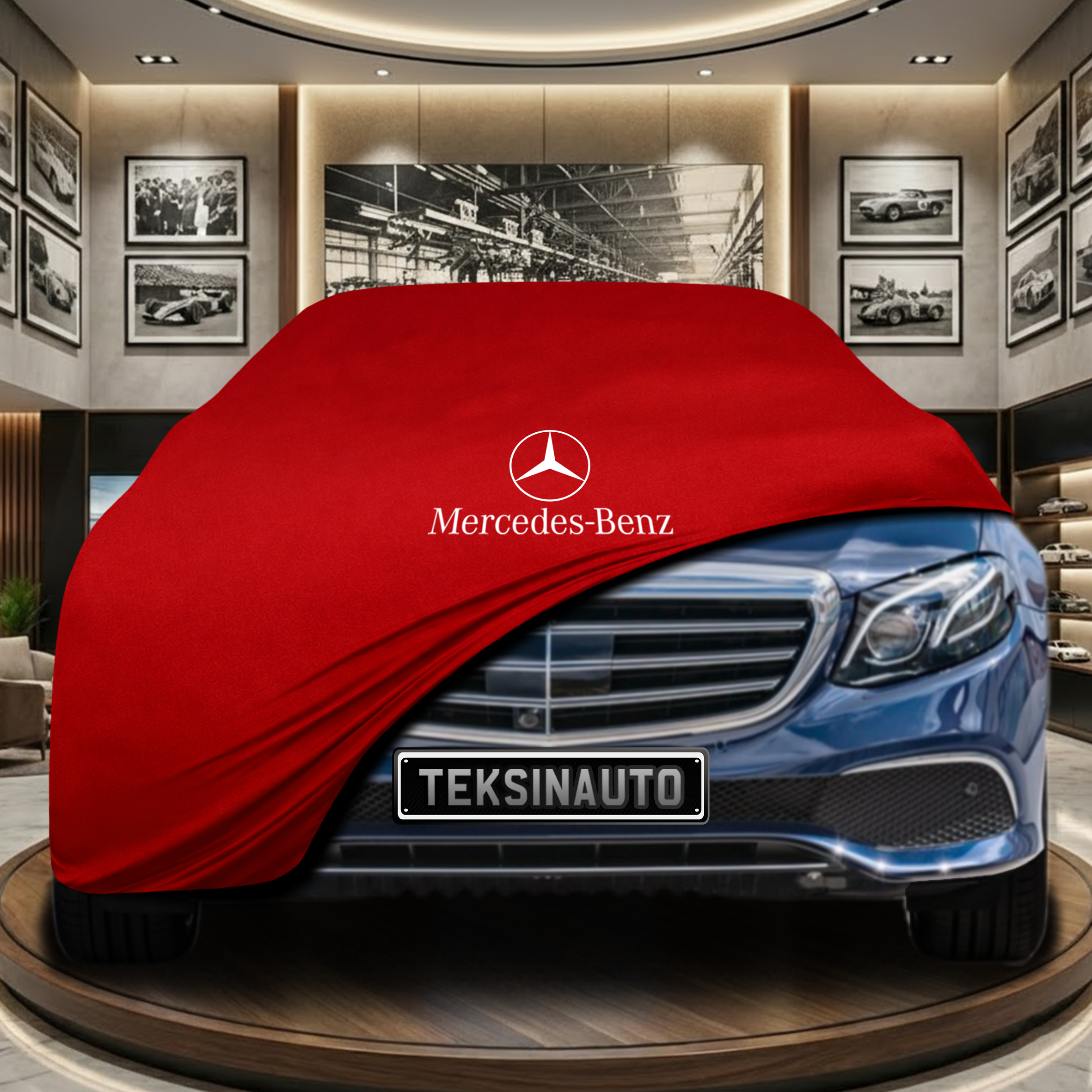 Mercedes Benz E S213 Station Wagon Indoor Car Cover Custom Fit, Black, Gray, Blue, Red Color