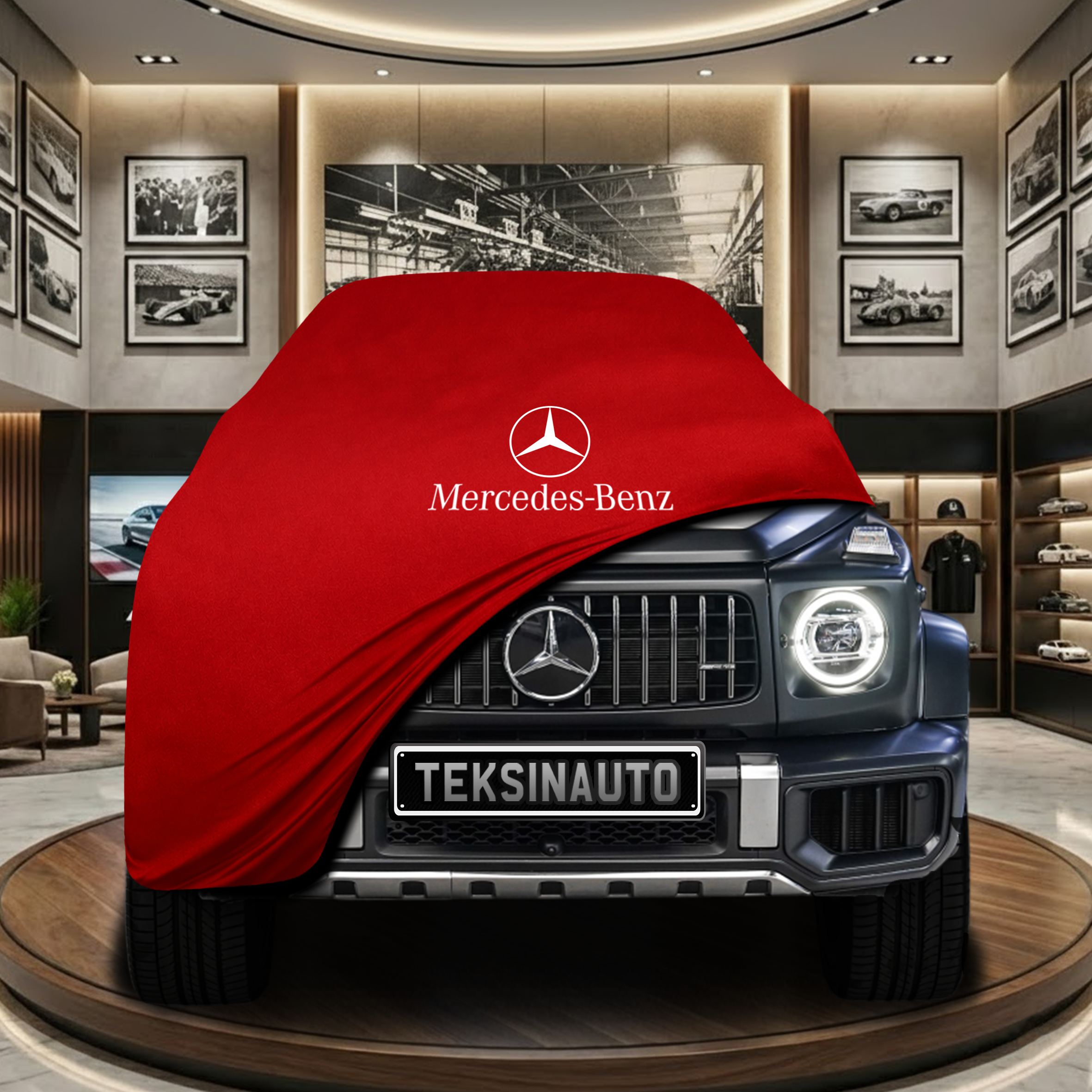 MERCEDES G W465 2024- Indoor Car Cover Custom Fit, Black, Gray, Blue, Red Color
