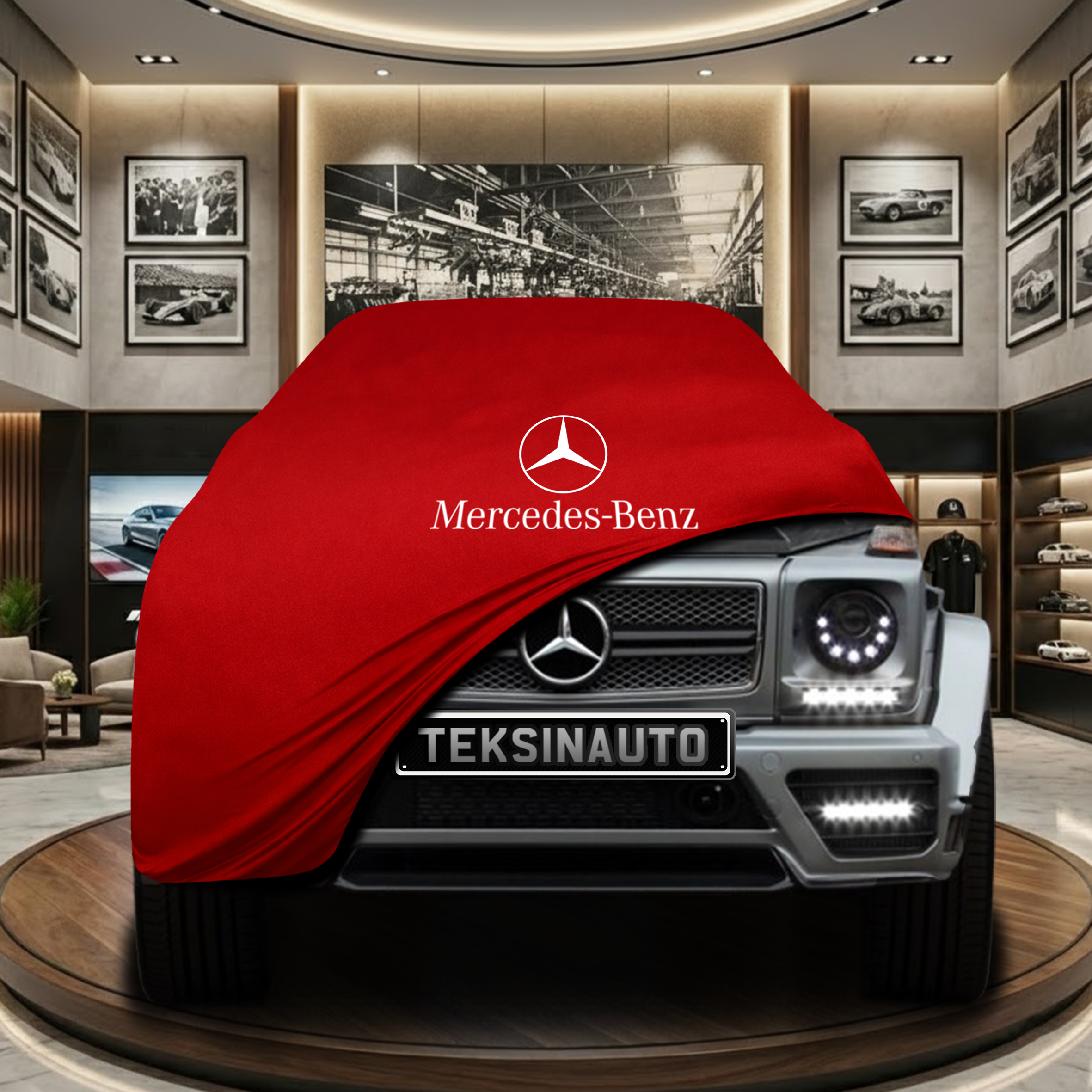 Mercedes Benz G W463 Indoor Car Cover Custom Fit, Black, Gray, Blue, Red Color