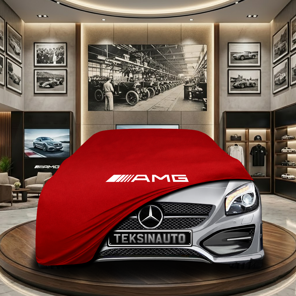 MERCEDES SL R231 2012-2020 Indoor Car Cover Custom Fit, Black, Gray, Blue, Red Color