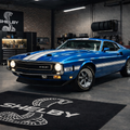 Shelby Premium Luxury Rug (60x87) INCH (150x220) cm Home, Garage & Display Carpet Auto Area Carpet, Car Garage Decor,Car Floor Mat