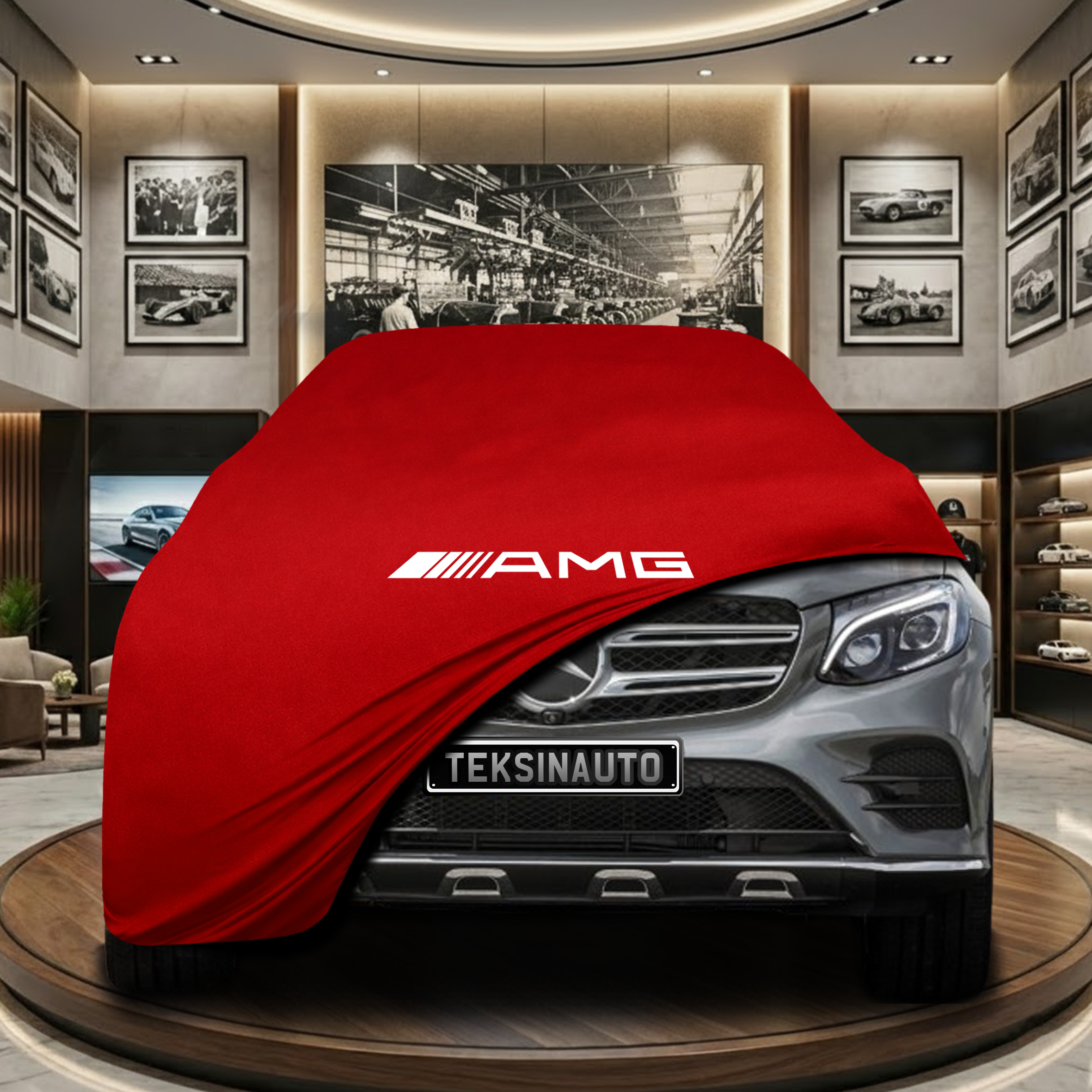 Mercedes Benz GLC X253 Indoor Car Cover Custom Fit, Black, Gray, Blue, Red Color