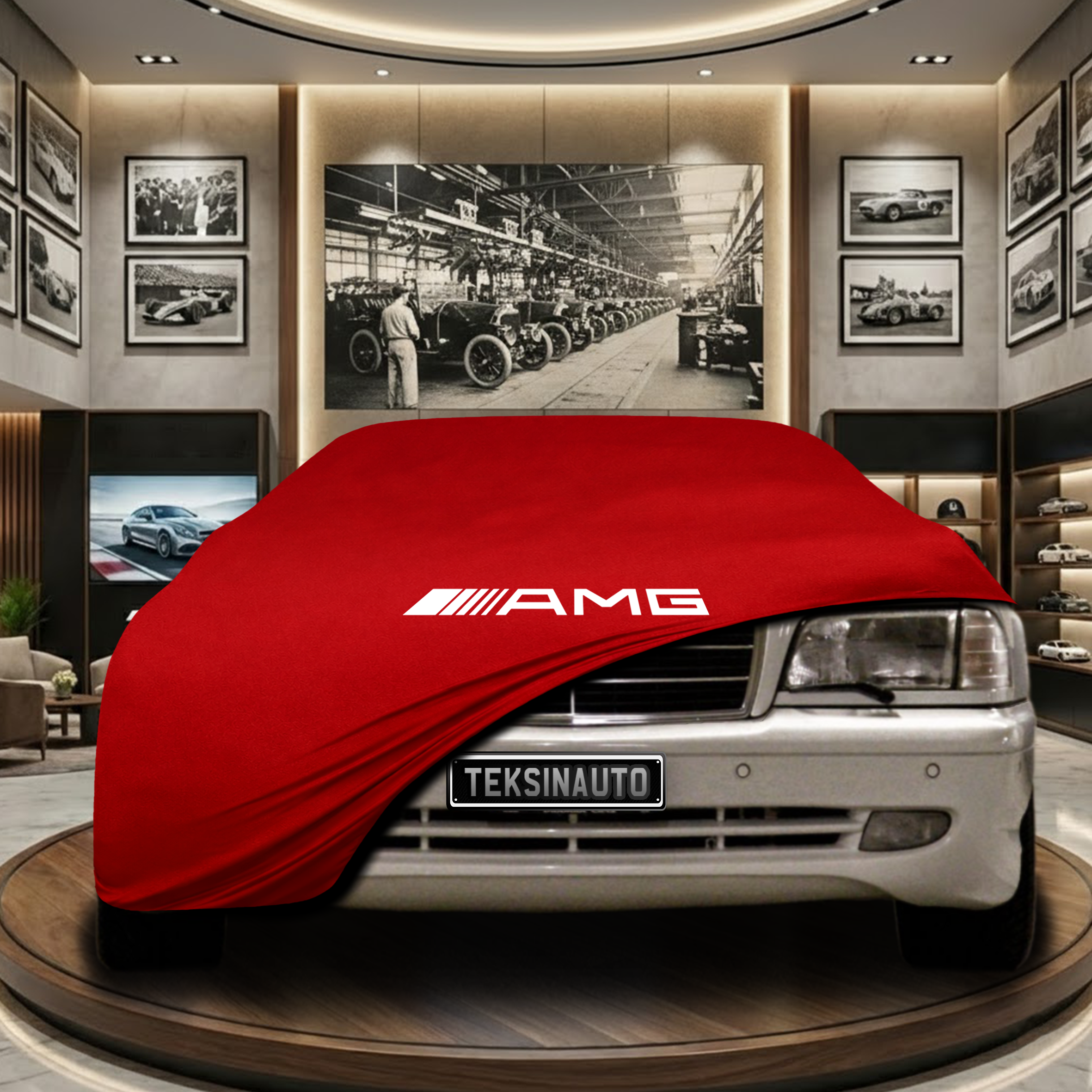 Mercedes Benz C W202 Indoor Car Cover Custom Fit, Black, Gray, Blue, Red Color