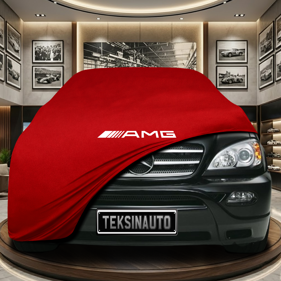 Mercedes Benz M W163 Indoor Car Cover Custom Fit, Black, Gray, Blue, Red Color
