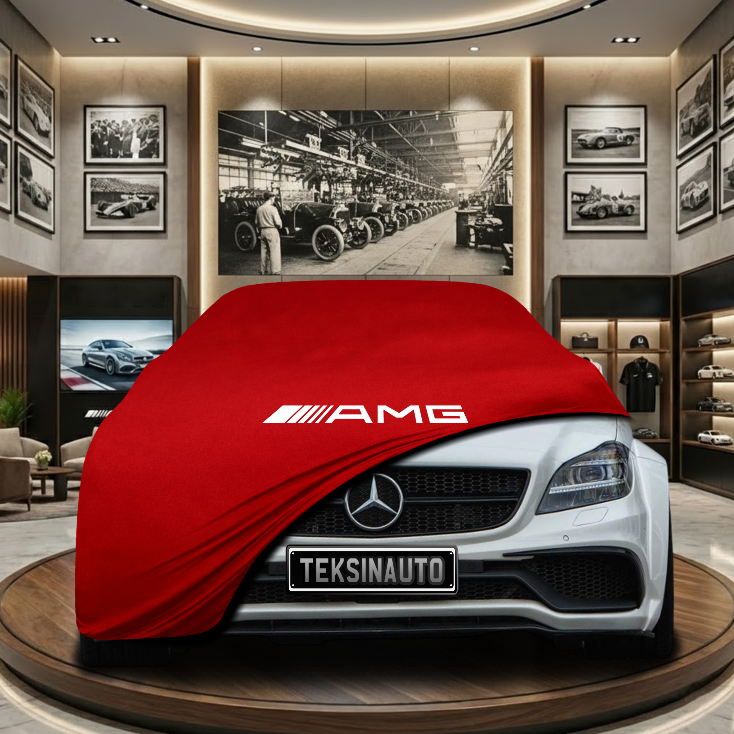 MERCEDES CLS X218 SW 2010-2018 Indoor Car Cover Custom Fit, Black, Gray, Blue, Red Color