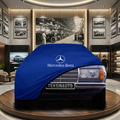 Mercedes Benz W123 Indoor Car Cover Custom Fit, Black, Gray, Blue, Red Color