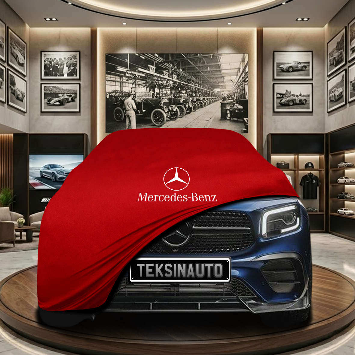 MERCEDES GLB X247 2020- Indoor Car Cover Custom Fit, Black, Gray, Blue, Red Color