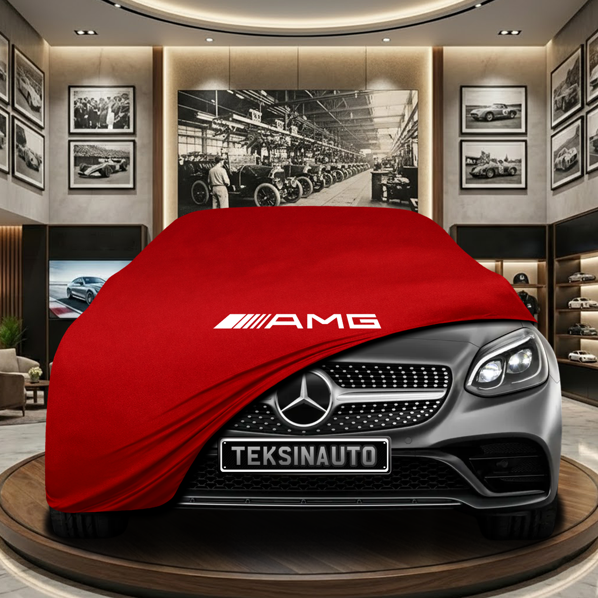 MERCEDES SLC R173 Indoor Car Cover Custom Fit, Black, Gray, Blue, Red Color