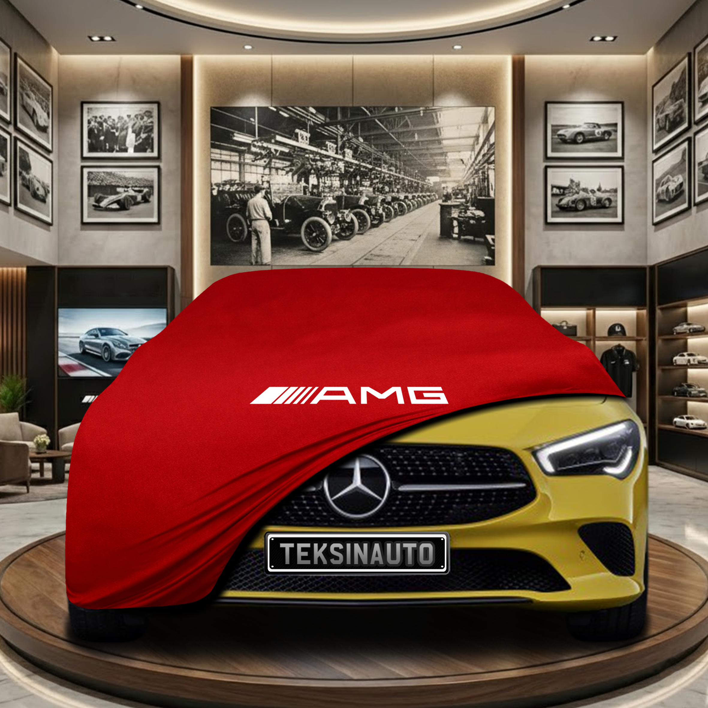 MERCEDES CLA X118 SW 2019-  Indoor Car Cover Custom Fit, Black, Gray, Blue, Red Color