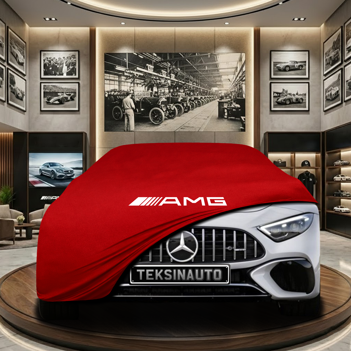 Mercedes Benz SL R232 (2021-) Indoor Car Cover Custom Fit, Black, Gray, Blue, Red Color