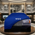 Mercedes Benz W123 Indoor Car Cover Custom Fit, Black, Gray, Blue, Red Color