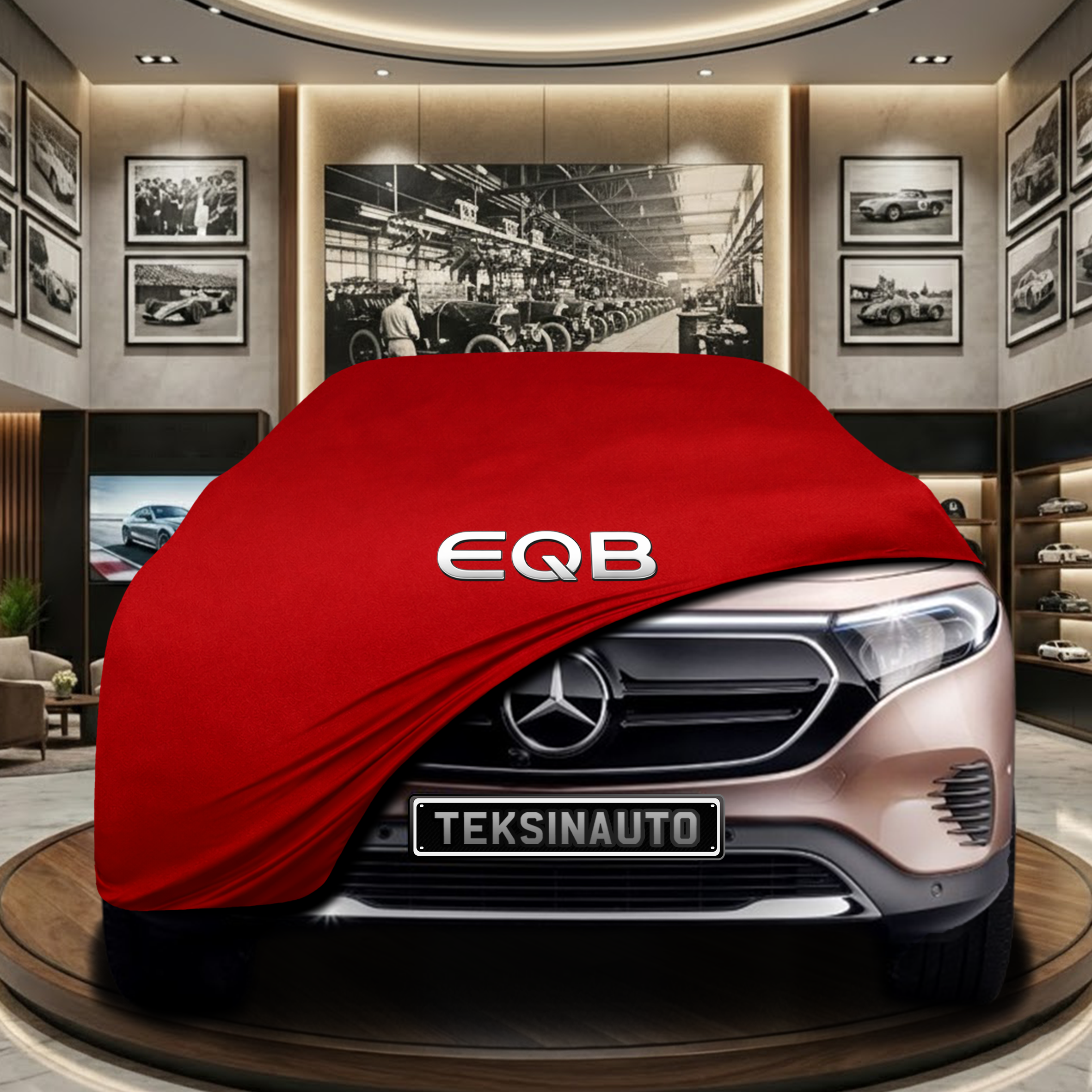MERCEDES EQB 2021- Indoor Car Cover Custom Fit, Black, Gray, Blue, Red Color