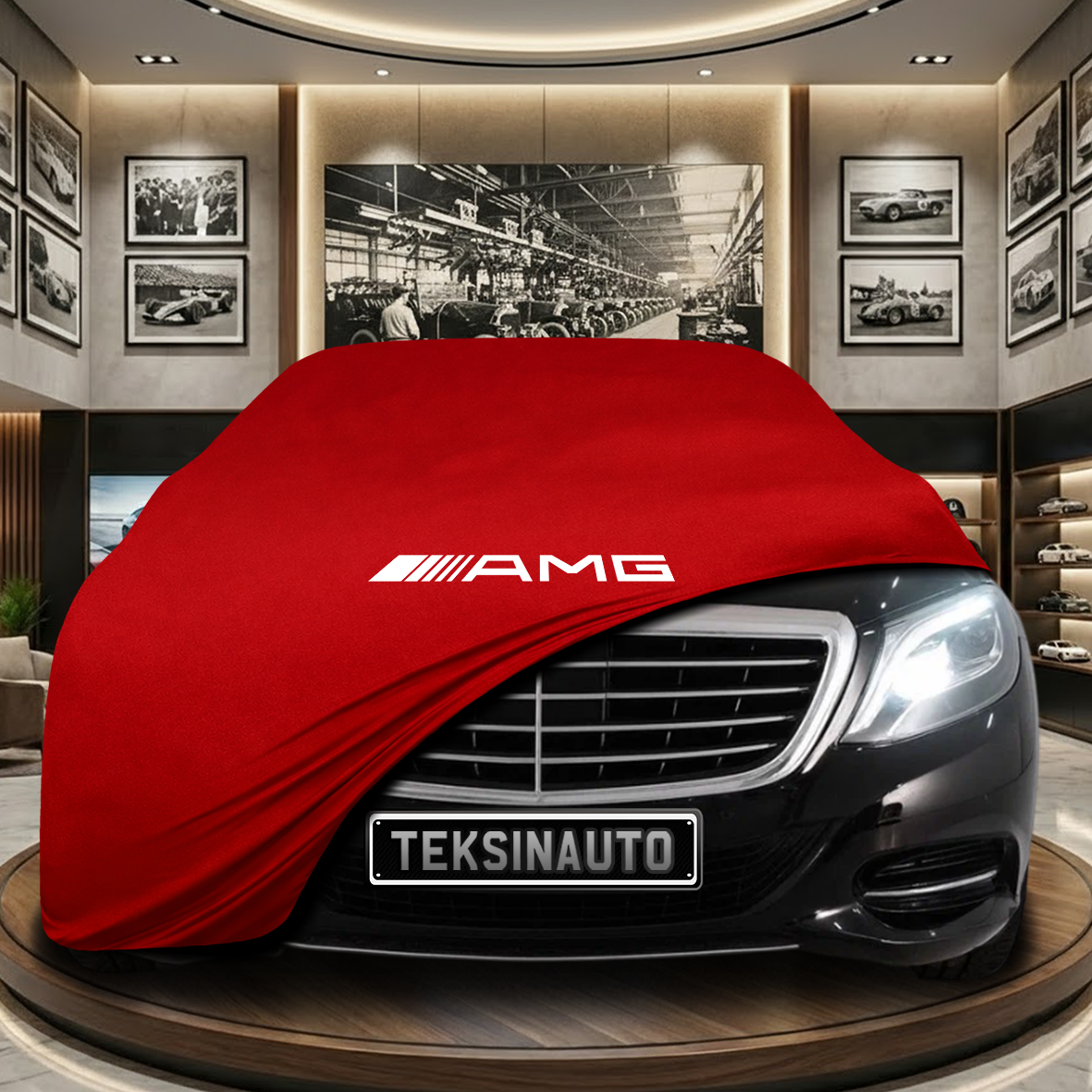MERCEDES S C217 COUPE-CABRİO 2013-2020 Indoor Car Cover Custom Fit, Black, Gray, Blue, Red Color