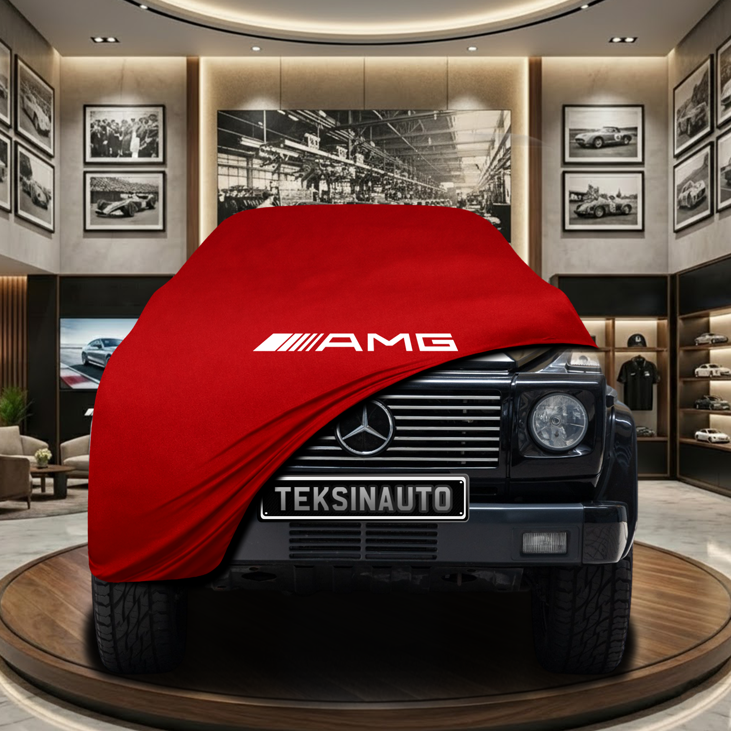 MERCEDES G W463 SWB Indoor Car Cover Custom Fit, Black, Gray, Blue, Red Color