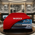 Mercedes Benz C W203 Indoor Car Cover Custom Fit, Black, Gray, Blue, Red Color
