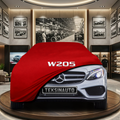 Mercedes Benz C W205 Indoor Car Cover Custom Fit, Black, Gray, Blue, Red Color