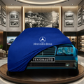 Mercedes Benz E W124 Indoor Car Cover Custom Fit, Black, Gray, Blue, Red Color